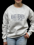 Embroidered Make Heaven Crowded Ash Sweatshirt