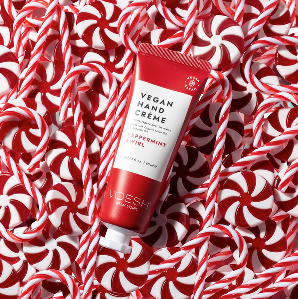 Limited Edition Peppermint Swirl Vegan Hand Crème 1.5oz