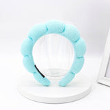 SPA sponge terry scalloped headband for Washing Face Makeup