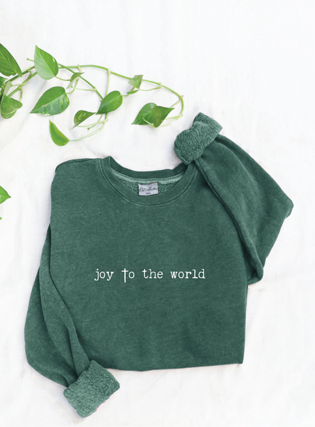 JOY TO THE WORLD  Mineral Graphic Sweatshirt