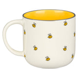 Honey Bee White and Yellow Ceramic Coffee Mug - Pro 16:24