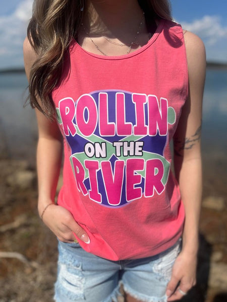 Rollin On The River Tank Top Plus