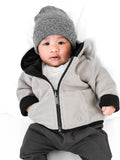 Little Bipsy Reversible Fleece Zip Hoodie - Black