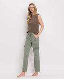 NEW!! VERVET HIGH RISE CARGO STRAIGHT JEANS