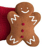 Gingerbread Boy Sherpa Pillow