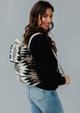 Cream & Black Aztec Backpack