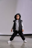 Little Bipsy Hooded Puffer Vest - Black