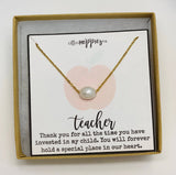 Teacher Pearl necklace