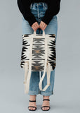 Cream & Black Aztec Backpack