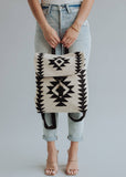 Cream & Black Aztec Backpack