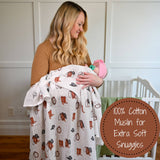 Life Is Better In Boots Western Baby Swaddle Blanket