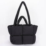 Nylon Quilted Padded Tote Bag