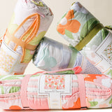 On-the-Go Quilted Blanket-Daisy Craze Peach