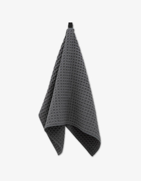 Charcoal Waffle Hand Towel