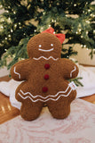 Gingerbread Girl Sherpa Pillow