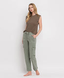 NEW!! VERVET HIGH RISE CARGO STRAIGHT JEANS