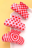 SWIRL HEART HAIR CLAW CLIPS