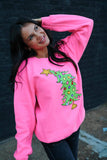 Who Christmas Tree  | Neon Pink | Sweatshirt