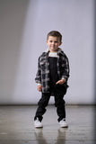 Little Bipsy Hooded Flannel - Black