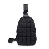 Rejuvenate - Quilted Puffer Nylon Sling Backpack