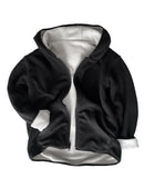 Little Bipsy Reversible Fleece Zip Hoodie - Black