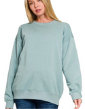 Lettie Sweatshirt - Blue Gray