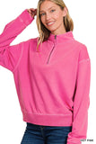 Lakyn Half Zip - Hot Pink