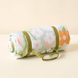 On-the-Go Quilted Blanket-Floral Haven Sage