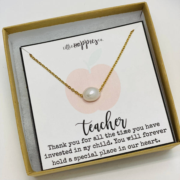 Teacher Pearl necklace