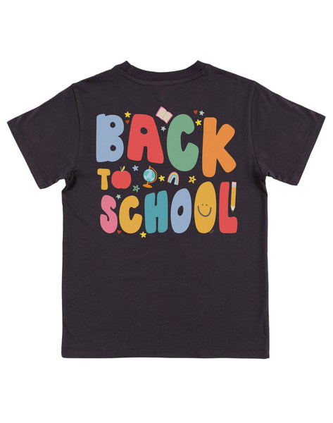 Back to School - Callie Tee - Dark Gray