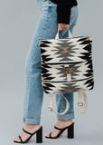 Cream & Black Aztec Backpack