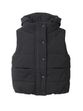 Little Bipsy Hooded Puffer Vest - Black