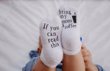 Bring My Mom Coffee Baby Socks | Baby Items | Gifts for Mom