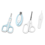 Nail Care Kit (1 Clipper, 2 Scissors, 1 Tweezer) (Blue)