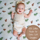 Bear Cub Baby Swaddle Blanket