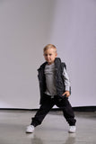 Little Bipsy Hooded Puffer Vest - Black