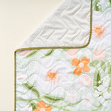 On-the-Go Quilted Blanket-Floral Haven Sage