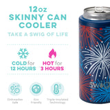 Fireworks Skinny Can Cooler (12oz)