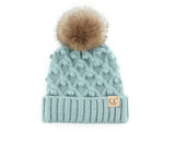 Kids CC Pom detail beanie